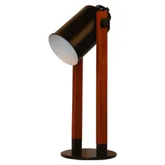 JUST HOME COLLECTION - Lámpara de escritorio 1 luz E27 negro