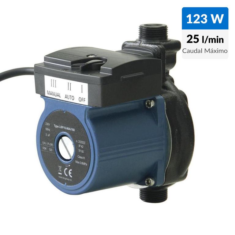 Bomba presurizadora 123 W