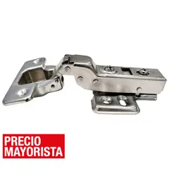 FIXSER - Bisagra reten cierre suave semicurva 35mm 110° 2 uds con tornillos