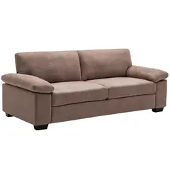 JUST HOME COLLECTION - Sofá 3 cuerpos U70793CA 215x92x84 cm Café