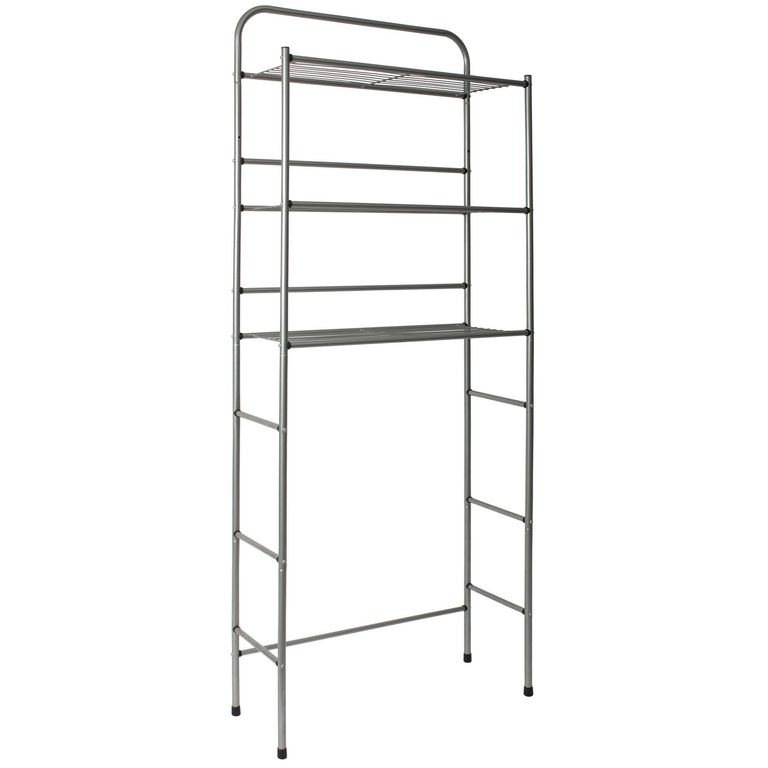 Estante Metálico Para Baño 3 Niveles 61X165X25 Cm