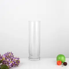 JUST HOME COLLECTION - Florero cilindro 9x30 cm