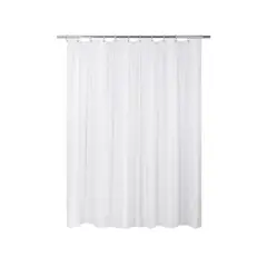 CASA BONITA - Forro Cortina Baño Blanco 178x180cm con Iman