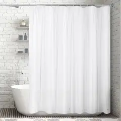 CASA BONITA - Forro cortina de baño 190x195 cm blanco