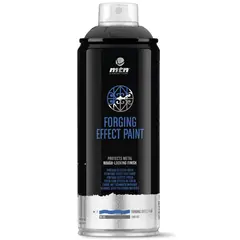 MONTANA COLORS - Pintura Efecto Forjas Spray 0.4 l Mate Negro