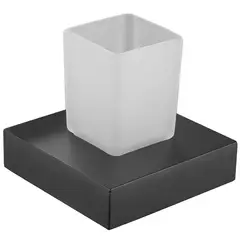 SENSI DACQUA - Porta Vaso Baño Inoxidable Acabado Mate New York
