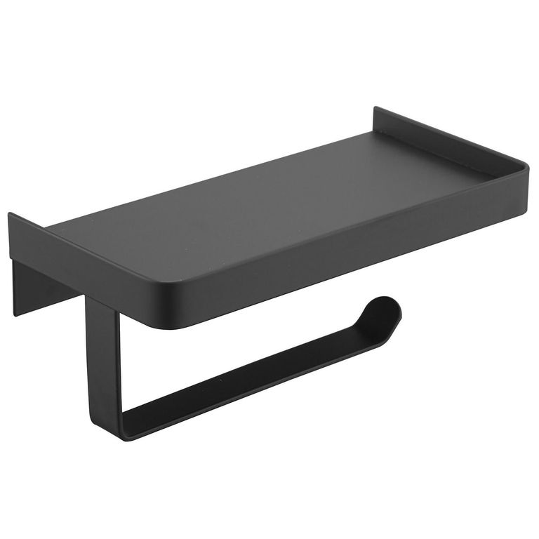 Porta Rollo Higiénico Con Repisa Inoxidable Baño Osaka