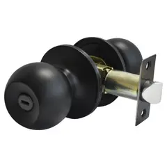 FIXSER - Cerradura pomo baño negra