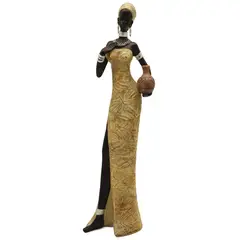 JUST HOME COLLECTION - Figura africana de pie 41,5 cm