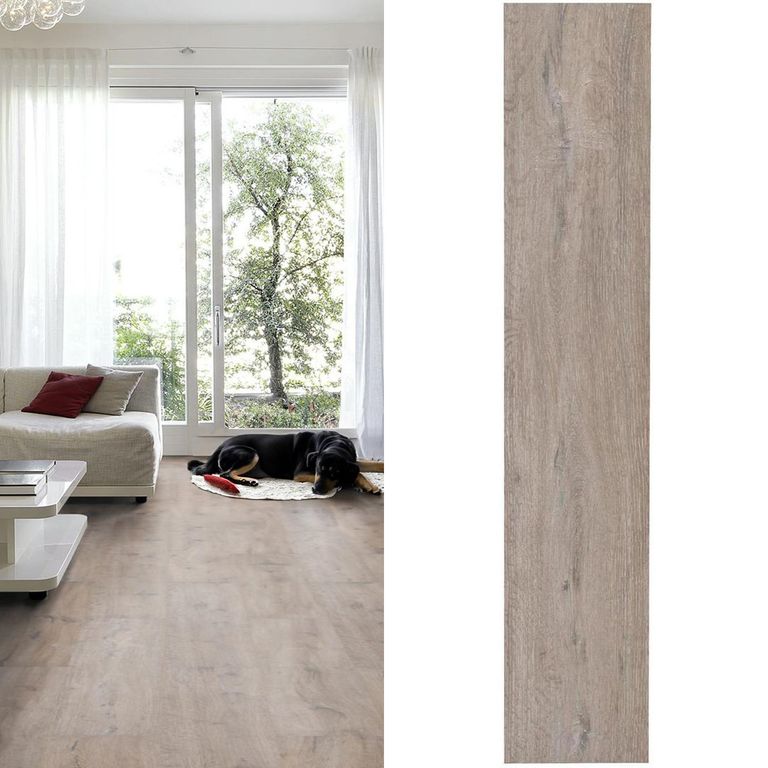 Piso Flotante 8 mm Oak Brown Grey 1.99 m2