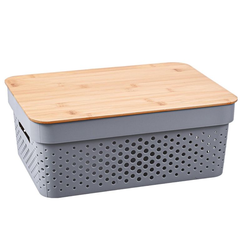 Set 2 Cajas 26.7x18.3x35.9 cm 11 cm3 Blanco