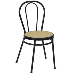 JUST HOME COLLECTION - Silla Metal Negro 85x46x47 cm
