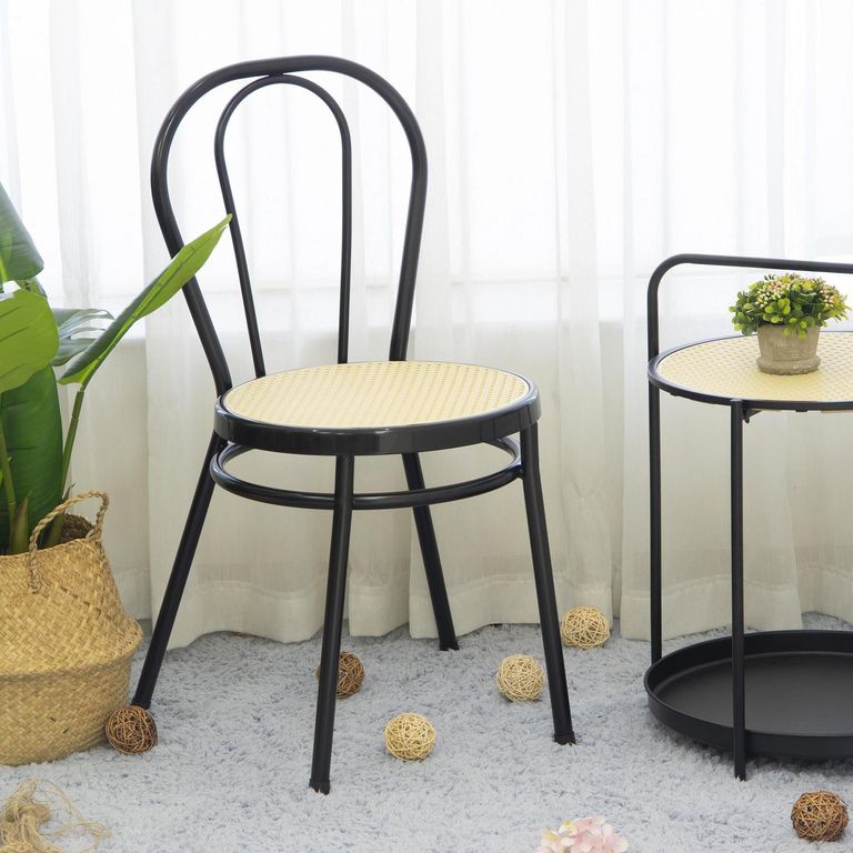 Silla Metal Beige 85x46x47 cm