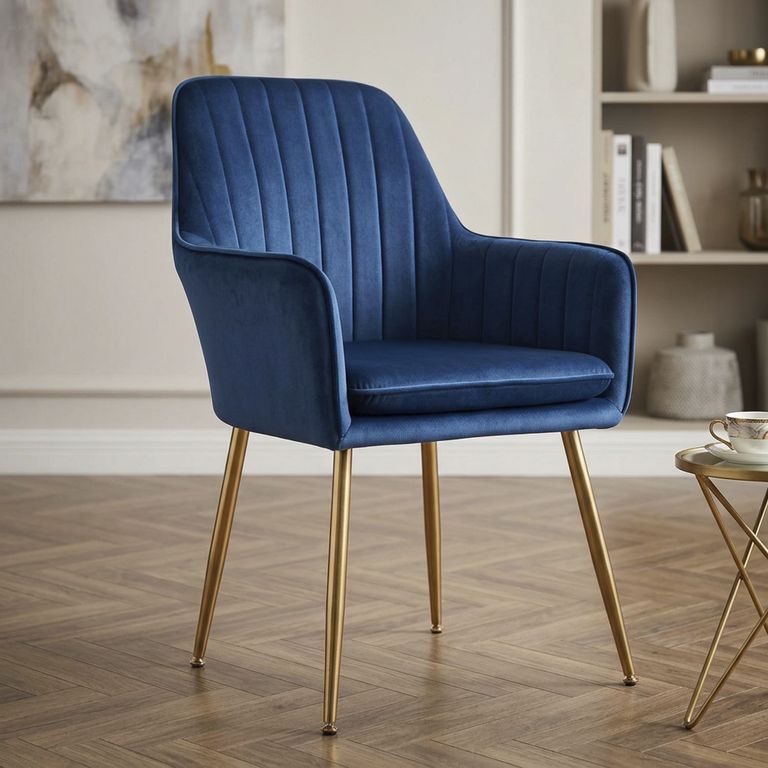 Silla Jaca Azul 85x58x58 cm