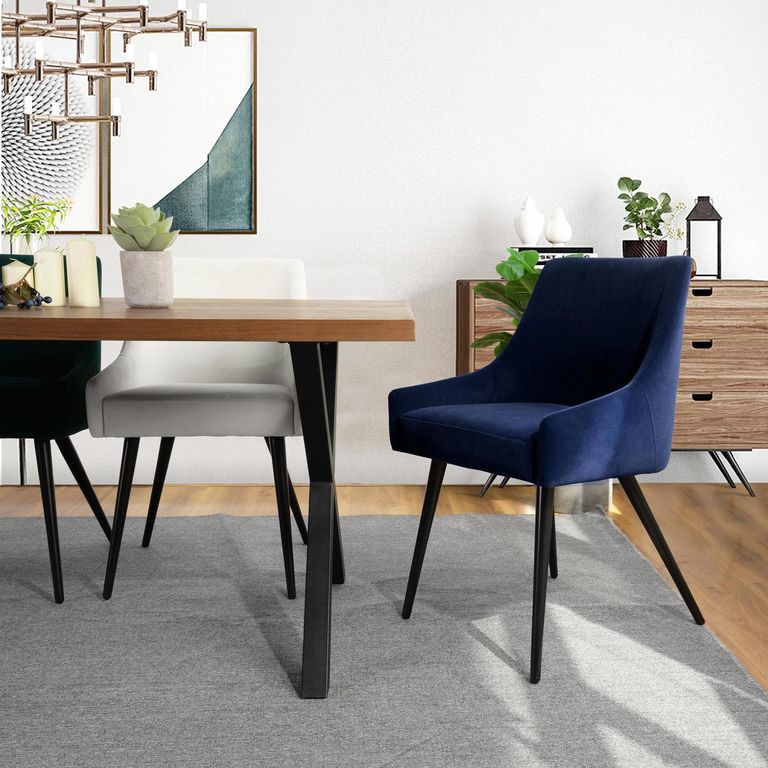 Silla Jensen Azul 88.5x57x53 cm