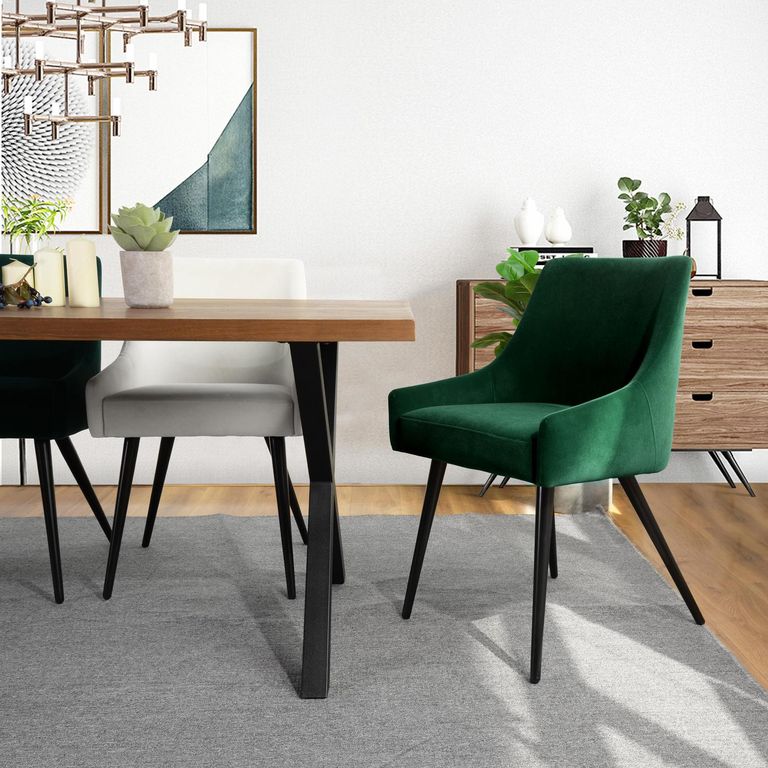 Silla Jensen Verde 88.5x57x53 cm