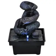 JUST HOME COLLECTION - Fuente de agua a pilas Lagos 18,5 cm