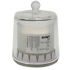 JUST HOME COLLECTION - Vela domo 17 cm blanca