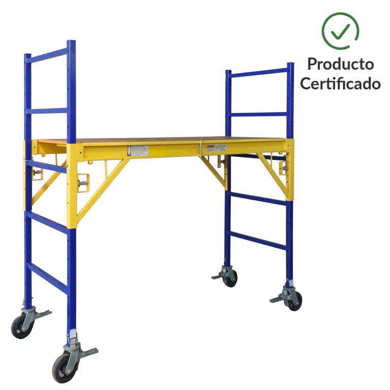 Andamio 4 niveles 1,83x1,83x0,73 m 150 kg acero