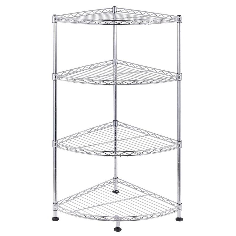 Estante Acero 4 Nivel(es) 35x80x35 cm Cromo