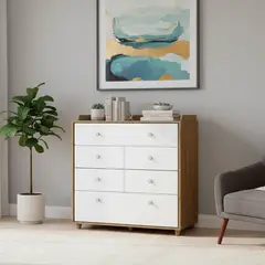 CASA BONITA - Cómoda 6 Cajón(es) I709-18 93x94x43 cm Blanco