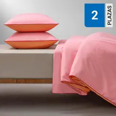 HOMY - Funda Plumón Bicolor