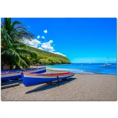 HOMY - Cuadro Decorativo Playa 4 70x50 cm