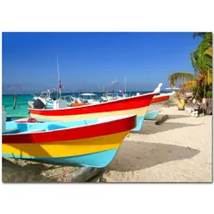 HOMY - Cuadro Decorativo Playa 1 70x50 cm