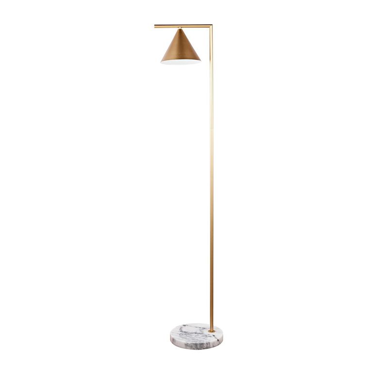 Lámpara de Pie Cono Amarillo 26x153 cm