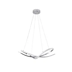 JUST HOME COLLECTION - Lámpara Colgante Geometrico Metal Gris/Plata