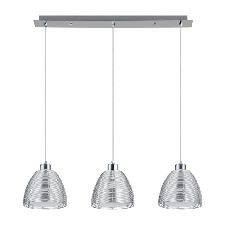 Lámpara Colgante Sica 3 Luces Metal