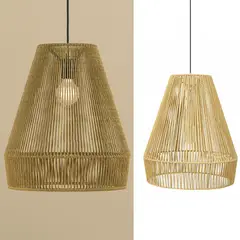 JUST HOME COLLECTION - Lámpara colgante Mosa natural E27