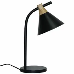 JUST HOME COLLECTION - Lámpara de Escritorio Astris Negro 25.5x41 cm