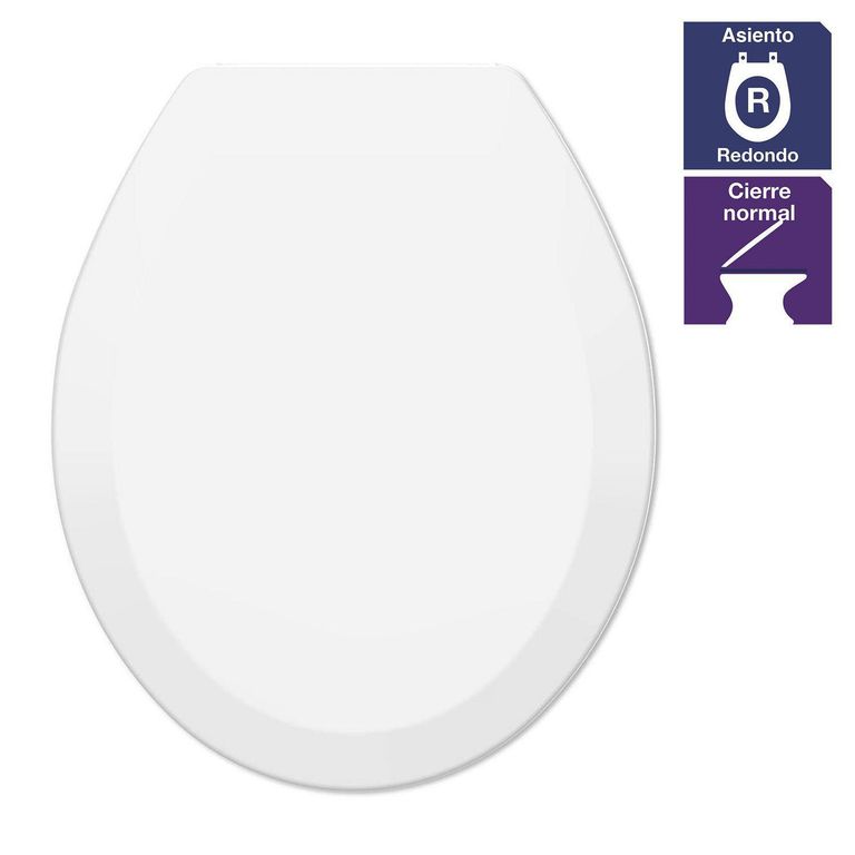 Asiento redondo uno plastico