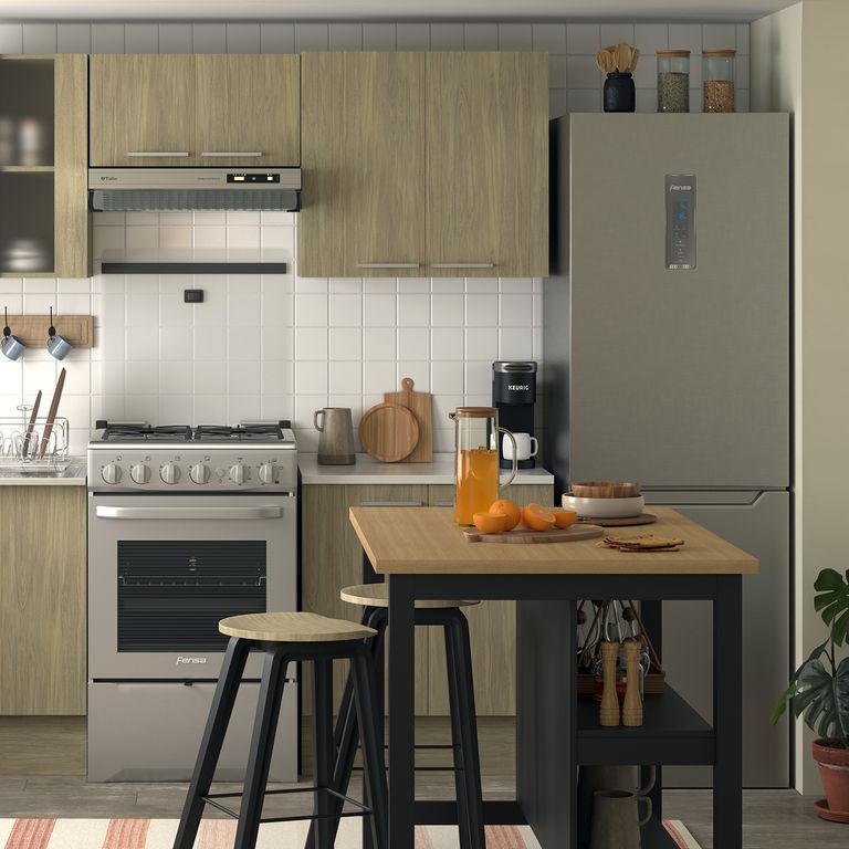 Isla Cocina Americana Dallas Negra