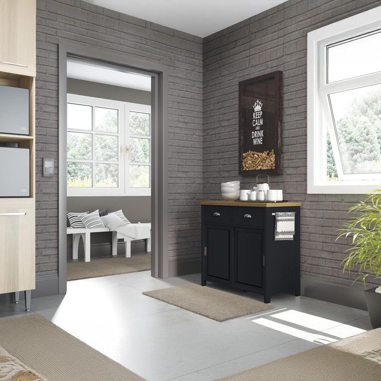 Isla Cocina Americana Texas Negra