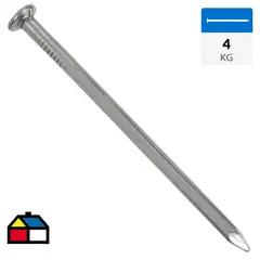 FIXSER - Clavo corriente 4" kilo