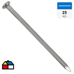 FIXSER - Clavo corriente 4" 25 kilos