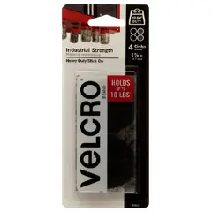 VELCRO - Punto gancho adhesivo fuerte negro