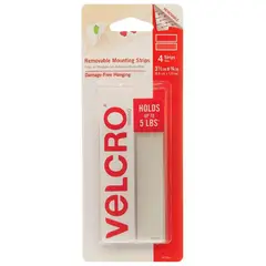 VELCRO - Tirilla desmontable blanco