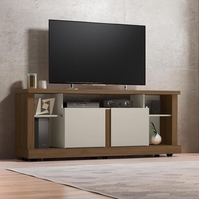 Mesa TV Jeri Café 65 " 160x66x37 cm