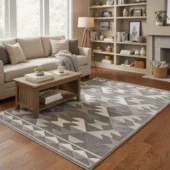 JUST HOME COLLECTION - Alfombra Cocoon Native 160x230 cm Gris