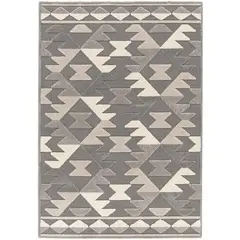 JUST HOME COLLECTION - Alfombra Cocoon Native 60x115 cm Polipropileno Gris