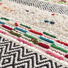 JUST HOME COLLECTION - Alfombra boho spots 120x170 cm