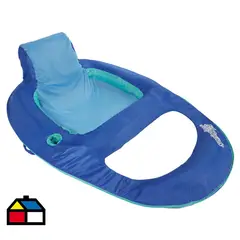 SWIMWAYS - Reposera Flotante Reclina Aqua Azul 96x40x142 cm