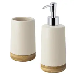 undefined - Set 2 accesorios de baño Bambu