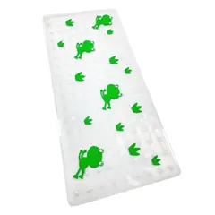 CASA BONITA - Piso de Ducha Antideslizante Frogs 78x36 cm PVC Multicolor