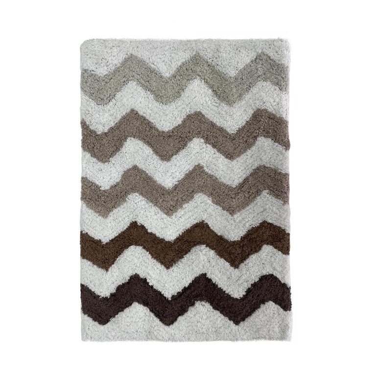 Set 2 Pisos de Baño Venice 40x60 cm Taupe