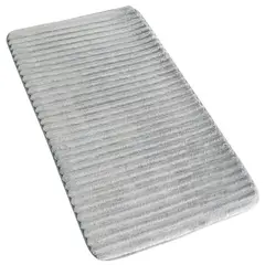 JUST HOME COLLECTION - Piso baño memo perf 50x80 cm gris