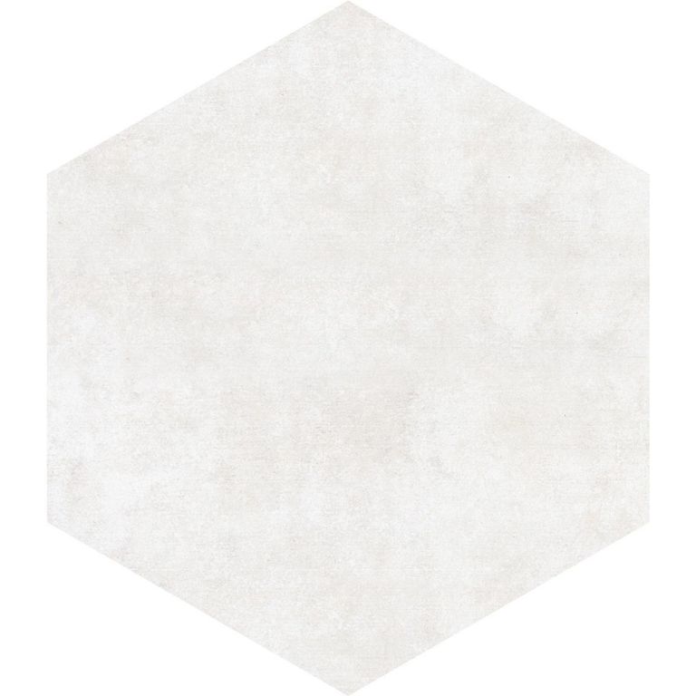 Porcelanato 25.8x29 cm Alpha Blanco Blanco 1 m2